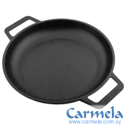 Sartén 2 Asas Hierro Fundido Curado 25cm Victoria
