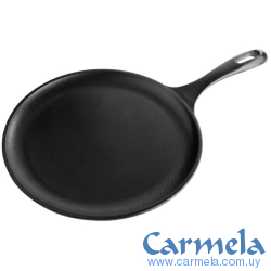 Sartén Comal Panqueques Hierro Curado 26cm Victoria