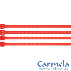 Precinto Collarín Plástico 30cm x 4.5mm Azul Volteck CIN-5030R