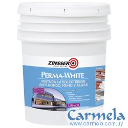 Pintura Látex Exterior Satinado PERMA WHITE Zinsser 18,9lt