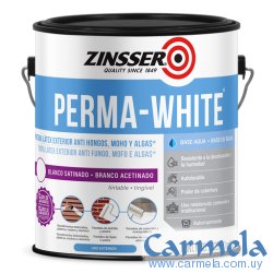 Pintura Látex Exterior Satinado PERMA WHITE Zinsser 3,785lt