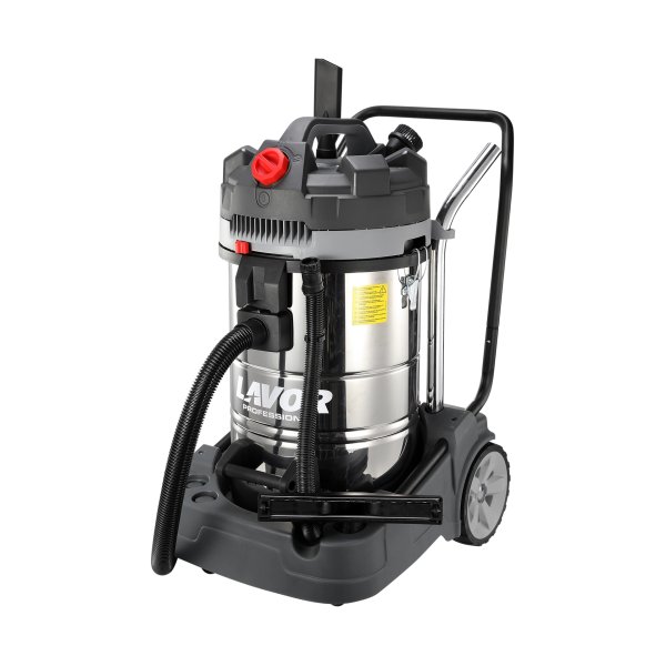 Asp.eléc.agua/polv.3600W tanq.inox80Lt(PROF.)"LAVOR"DOZER380