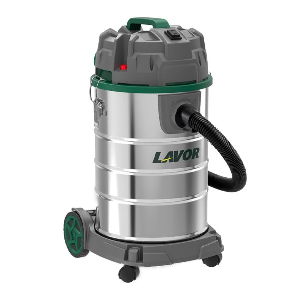 Aspira.eléct.agua/polvo.1200W tanq.inox:30Lt"LAVOR" DOZZY 30