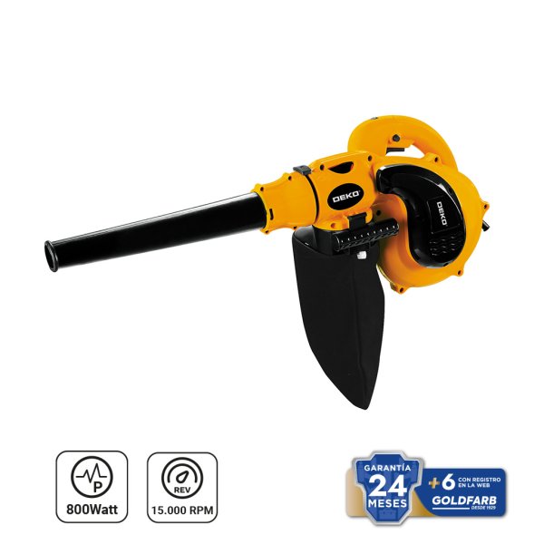 Aspirador y Soplador 800 W Deko DKEB80W1