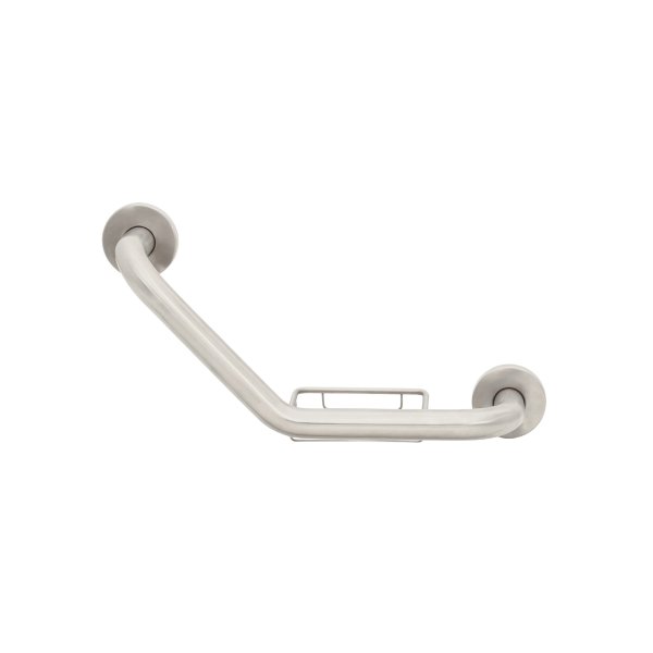 Barra seguridad 135° + jabonera p/baño 40cm "FOSET"BARS-40AJ