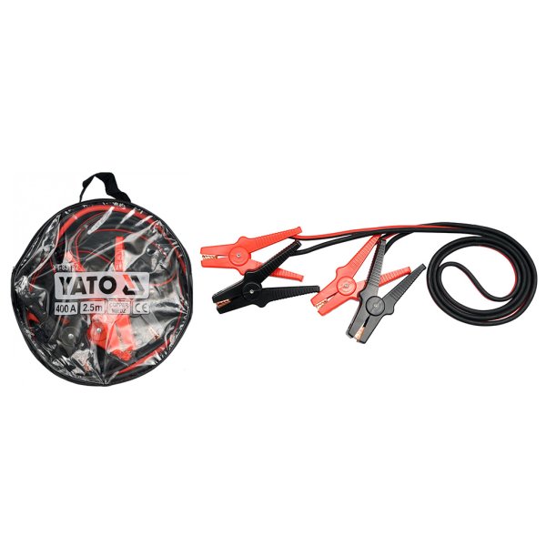 Cables de Arranque para Batería 600 A 2,5 m Yato YT-83153