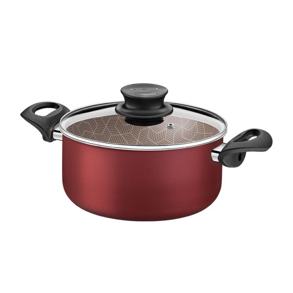 Cacerola con Asas 26 cm 6,7 L Starflon Rojo Tramontina Paris 28524/726