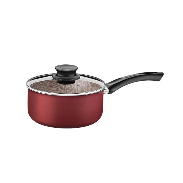 Cacerola con Mango 22 cm 4 L Starflon Rojo Tramontina Paris 28525/722