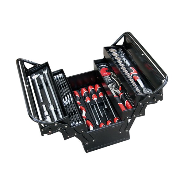 Caja Metálica Acordeón con Herramientas para Mecánico 65 Piezas Yato YT-38950