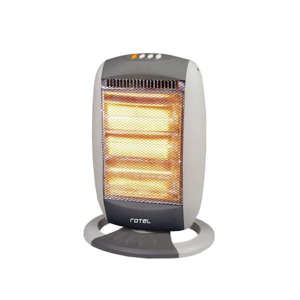 Calefactor Halógeno Oscilante 3 Tubos Rotel 70270