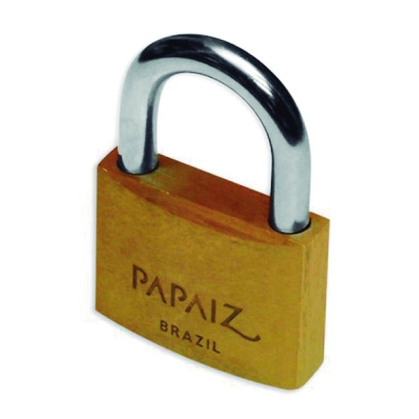 Cand.bronce 60mm dob/cierre c/igual llave(cj/6u)"PAPAIZ"c/u