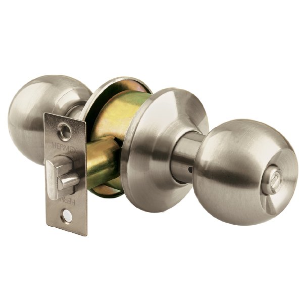 Cerr pomo PLY satin.sistema llave «HERMEX»CEPO-41E