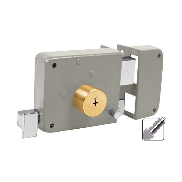 Cerr.sobrep.p/puert.der(hasta 40mm)llave tetra"HERMEX"CS-85D