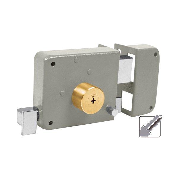 Cerr.sobrep.p/puert.izq(hasta 40mm)llave tetra"HERMEX"CS-85I