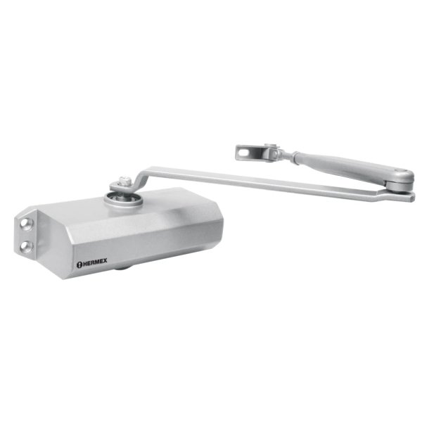 Cierrapuertas hidráulico aluminio 40a80kg-160° "HERMEX"CIPU
