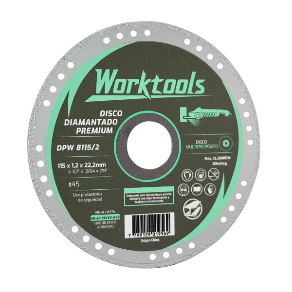 Disco diamantado multicorte 115mm DPW8115