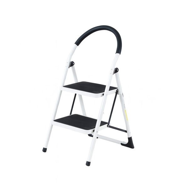Escalera familiar acero c/plataforma 150kg 2 escalones EHAW-02