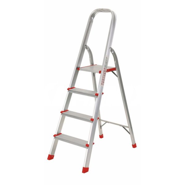 Escalera familiar de aluminio 4 escalones