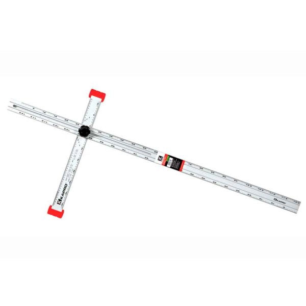Escuadra T de Aluminio Ajustable para Drywall 120 cm Kapro 317