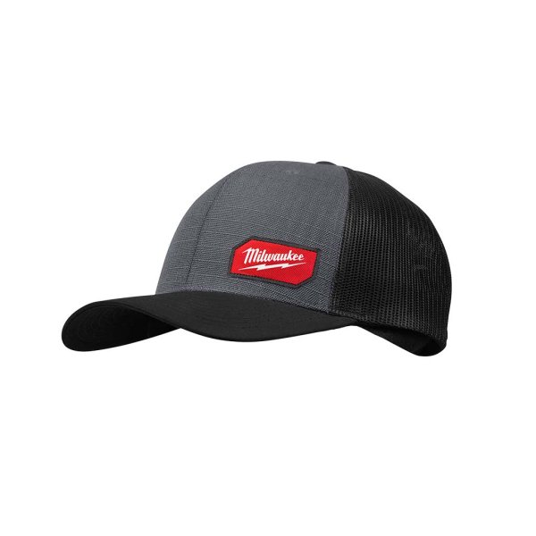 Gorro Camionero Gris y Negro Milwaukee 505G