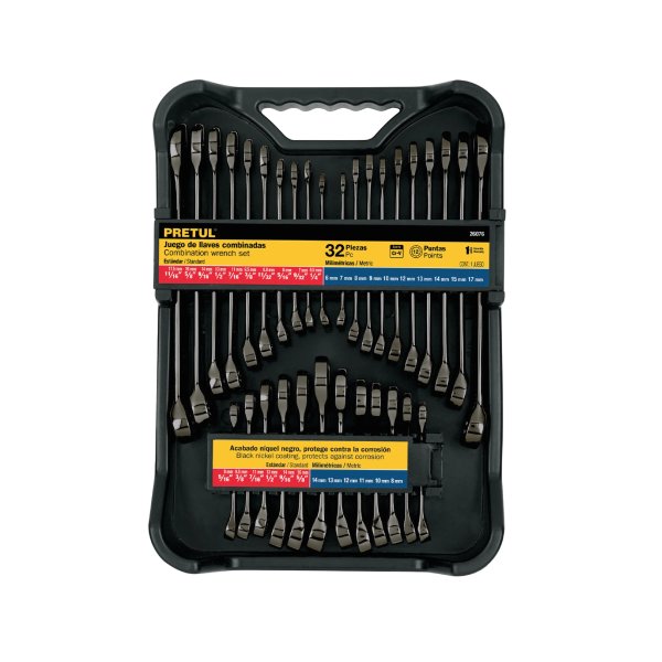 Jgo.32llaves comb¼»a11/16?y68a17mm - Malet."PRETUL"J-2032MPG