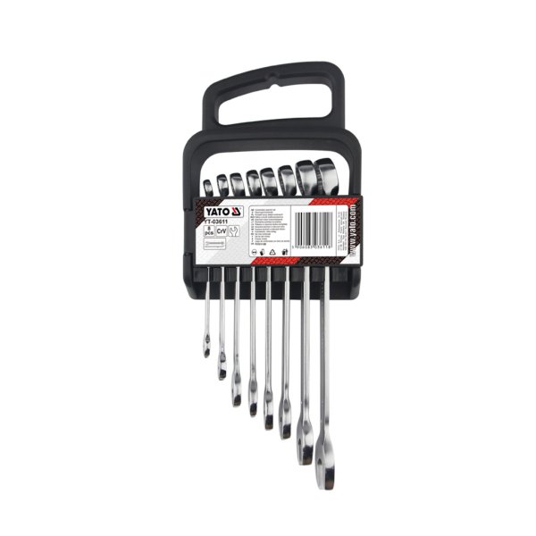 Juego 8 Llaves Combinadas 8 a 19 mm Yato YT-03611