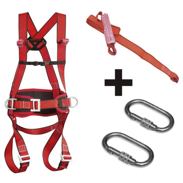 Kit ANTICAIDA(arnés+ab.energia 31A+2con30)"CLIMAX" MAXIPRO
