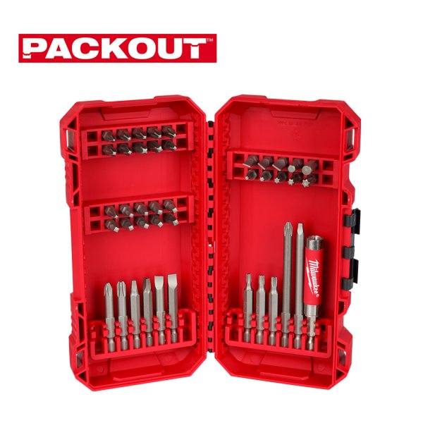 Kit de Puntas de Impacto 42 Piezas con Caja PACKOUT Milwaukee 48-32-1554