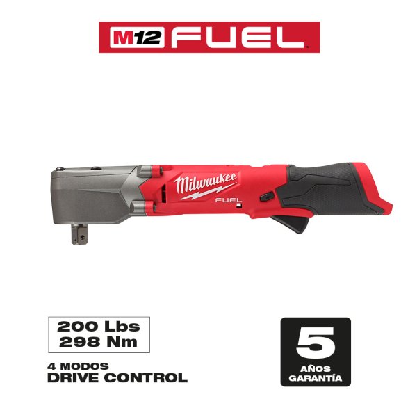 Llave de Impacto Ángulo Recto 1/2" M12 FUEL con Pin sin Batería Milwaukee 2565P-20