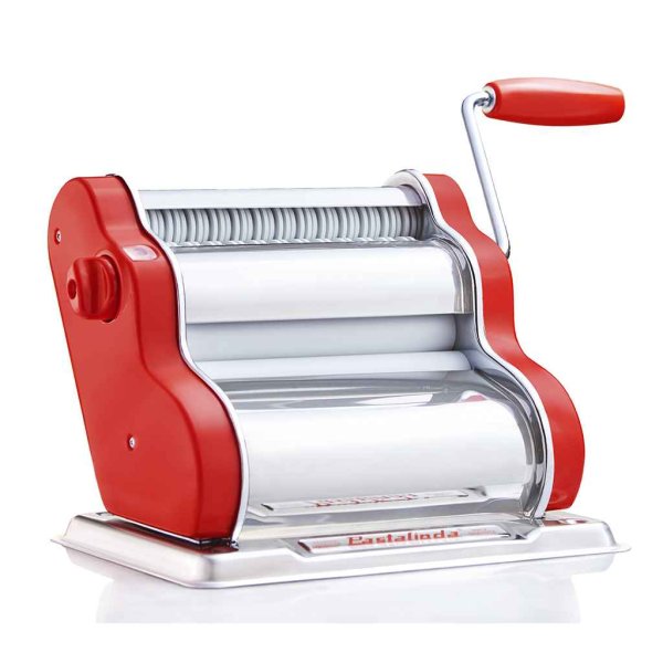 Máquina de Pasta Manual Clásica 20 cm Roja Pastalinda