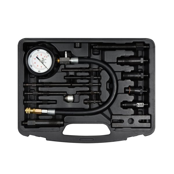 Medidor de Compresión para Motores Diésel 16 Piezas Yato YT-7307