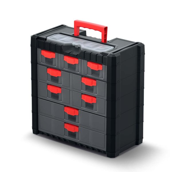 Organizador 9 Gavetas Multicase Cargo 40 x 20 x 39,2 cm Kistenberg KMC501