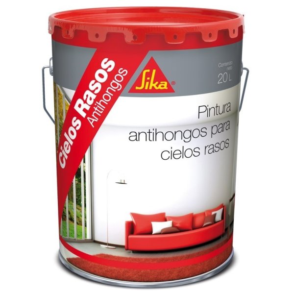 Pintura para Cielorraso Antihongos Sika Blanco
