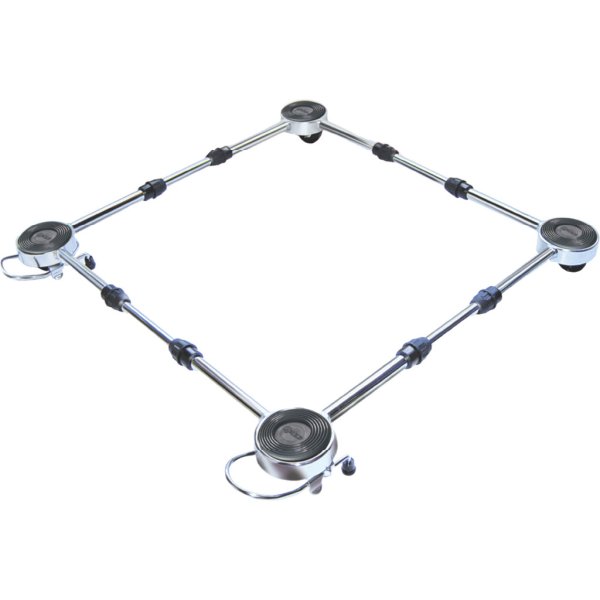 Soporte con Ruedas para Electrodomésticos Grandes Cromado Quality