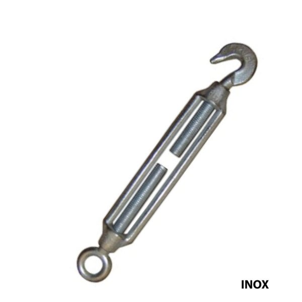 Tensor ojo y gancho acero inoxidable (AISI-316) 1/2" "HK"