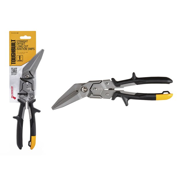 Tijera para Chapa 28 cm Corte Izquierdo Toughbuilt TB-H4-60-SOL