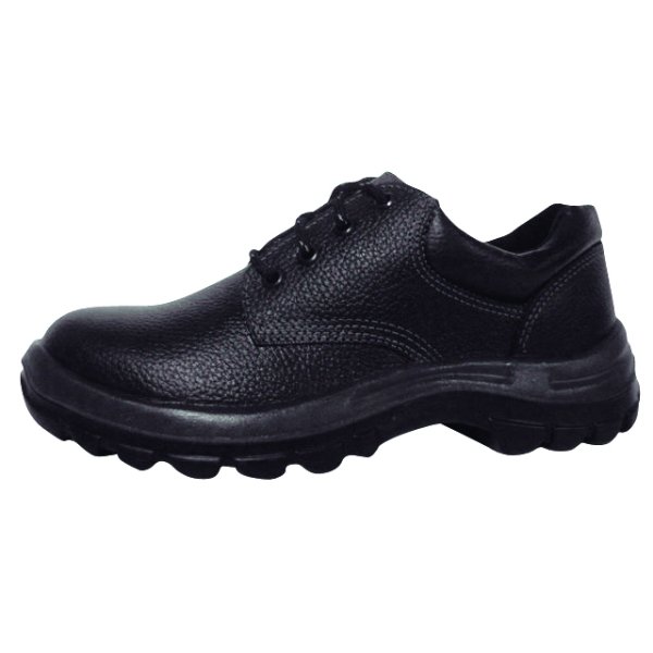 Zapato de cuero negro,pta.acero,Talle:44 "WORKSAFE"