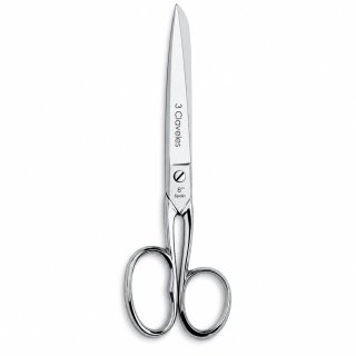 Tijera Modista Costura 8'' 20cm Acero 3 Claveles España