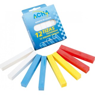 Tizas de Yeso Cuadradas Blancas 90mm ACHA