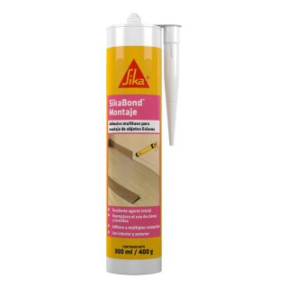 Adhesivo de Montaje SikaBond Montaje Sika 300 ml