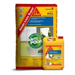 Adhesivo para Cerámica Binda Listo Super Sika 25 kg