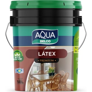 Pintura Superlavable Antibacterial Satinado Aqua Belco 18lt