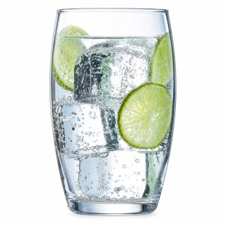 Vaso De Vidrio 360ml Alto 12cm Vina Arcoroc L1346