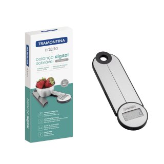 Balanza Digital Plegable para Cocina 5 kg Adatto Tramontina 61101/030