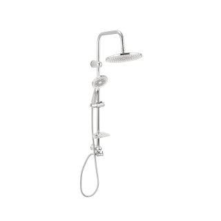 Barra Columna De Ducha Acero con Telefono Goldex