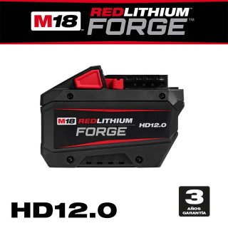 Batería 18V 12,0 Ah M18 REDLITHIUM FORGE Milwaukee 48-11-1813