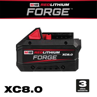 Batería 18V 8,0 Ah M18 REDLITHIUM FORGE Milwaukee 48-11-1881