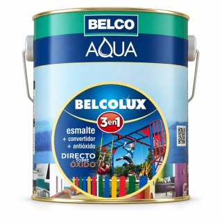 Esmalte 3 En 1 Carmín Brillante BELCOLUX Aqua Belco 3,6lt