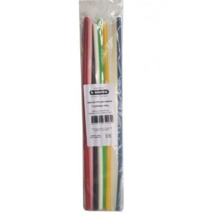Blíster de Barras de Silicona de Colores 5/16", 9 Unidades, UNISIL