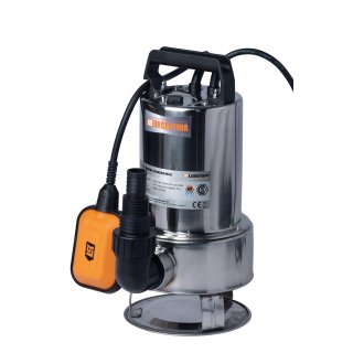 Bomba Sumergible Inoxidable para Agua Sucia 1 HP 55 L/min LUSQTOFF LSI-750